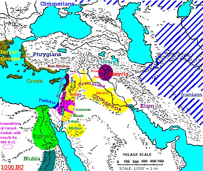 1000 - 900 BC