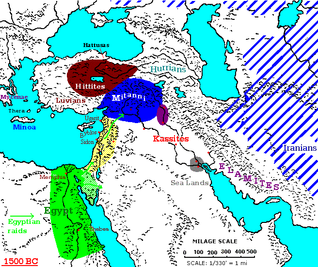 1500 - 1400 BC